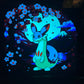 Palworld Inspired Chillet Ignis RGB Light Box Illuminating Wall Hanger