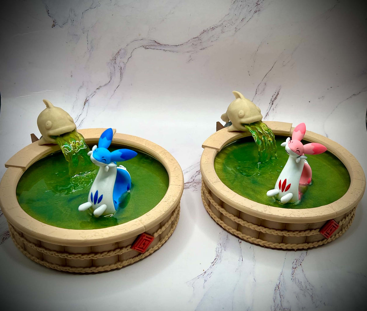 Palworld Inspired Chillet or Chillet Ignis Hot Spring Decor
