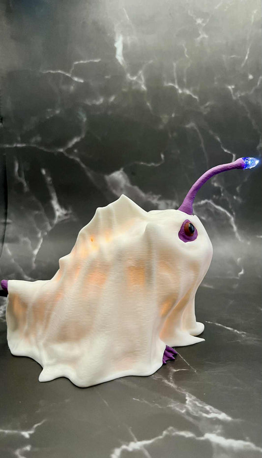 Ark Survival Inspired Halloween Bulbdog Ghost Lamp – Flickering LED Glow Collectible