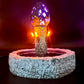 Realistic Ender Dragon Egg Display | Illuminated Minecraft-Inspired Lamp | USB Powered Gaming Decor