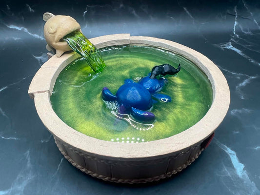 Palworld Inspired Depresso Hot Spring Decor