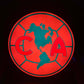 Club América 3D LED RGB Light Box – Multicolor, Sound-Reactive, Wall-Mounted Soccer Fan Decor