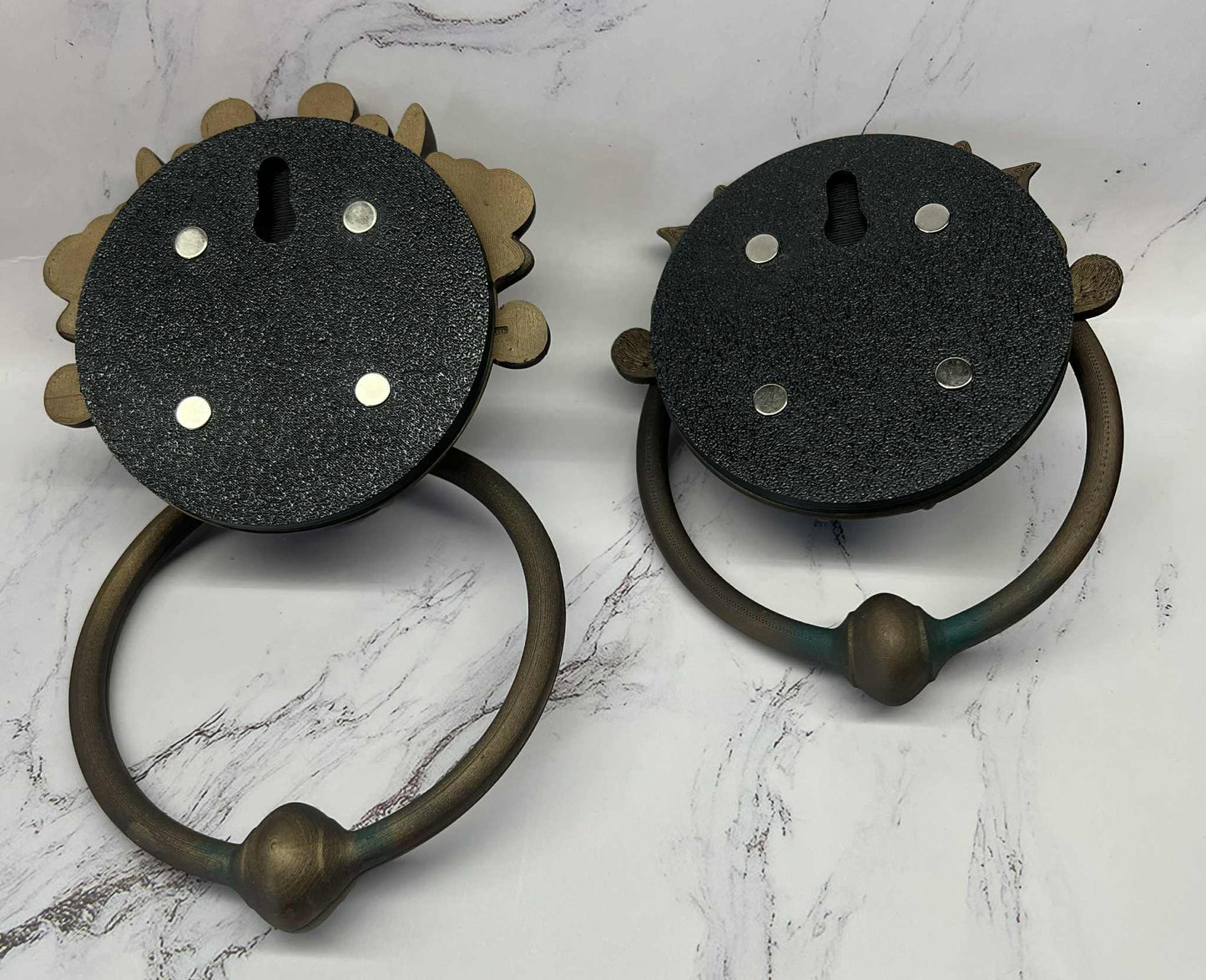 Labyrinth-Inspired Door Knockers: Magnetic & Wall-Mountable