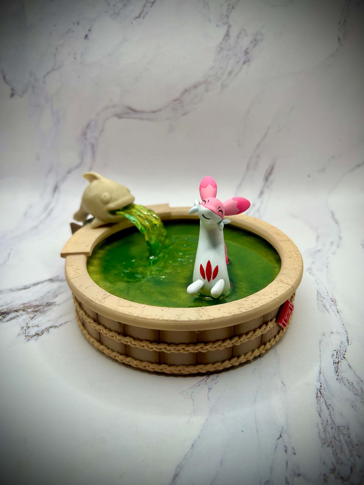 Palworld Inspired Chillet or Chillet Ignis Hot Spring Decor