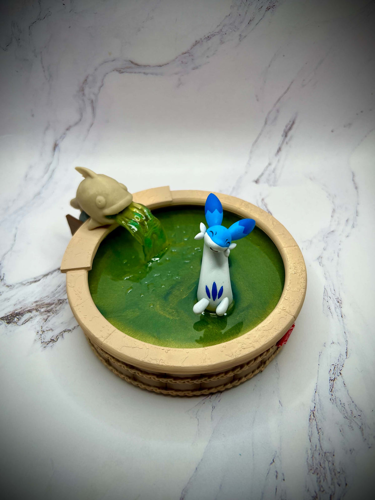 Palworld Inspired Chillet or Chillet Ignis Hot Spring Decor