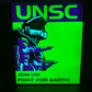 Halo Inspired UNSC “Join Us! Fight for Earth!” RGB Display Light Box