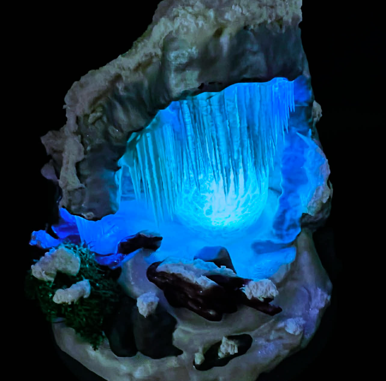Ark Survival Inspired Ice Wyvern Egg Nest Biome - Illuminates!