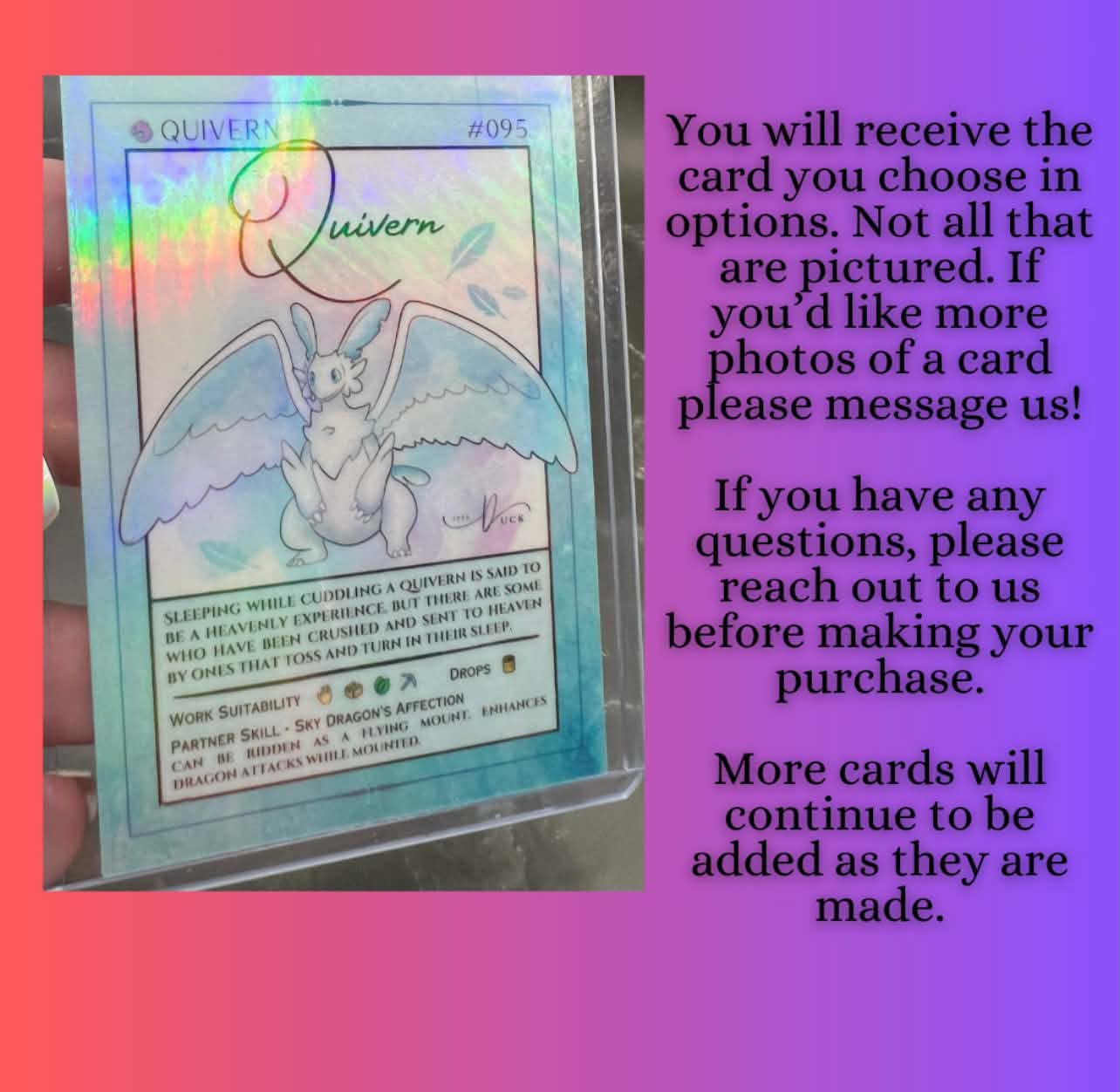 Palword Paldeck Inspired Fan Art Cards: Choose your Pal(s)