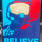 Master Chief “BELIEVE” RGB Display Light Box | Halo-Inspired LED Wall Art | Sound Reactive Gaming Decor