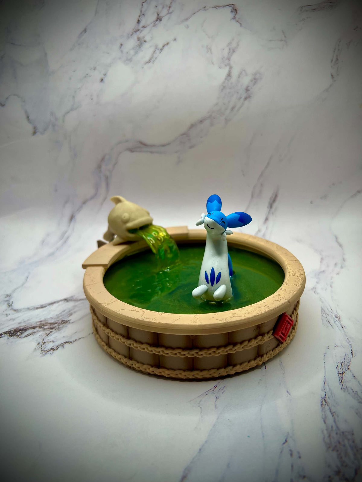Palworld Inspired Chillet or Chillet Ignis Hot Spring Decor