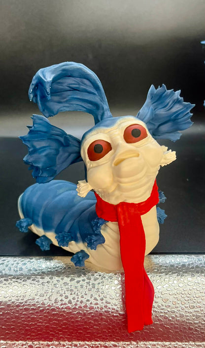 Labyrinth Inspired Worm Figurine - with Missus & Baby Worm!