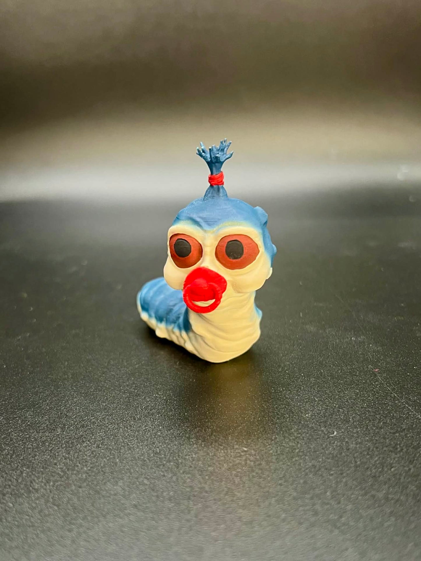 Labyrinth Inspired Worm Figurine - with Missus & Baby Worm!