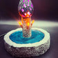 Realistic Ender Dragon Egg Display | Illuminated Minecraft-Inspired Lamp | USB Powered Gaming Decor