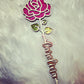 Personalized Valentines Day Rose Magnet