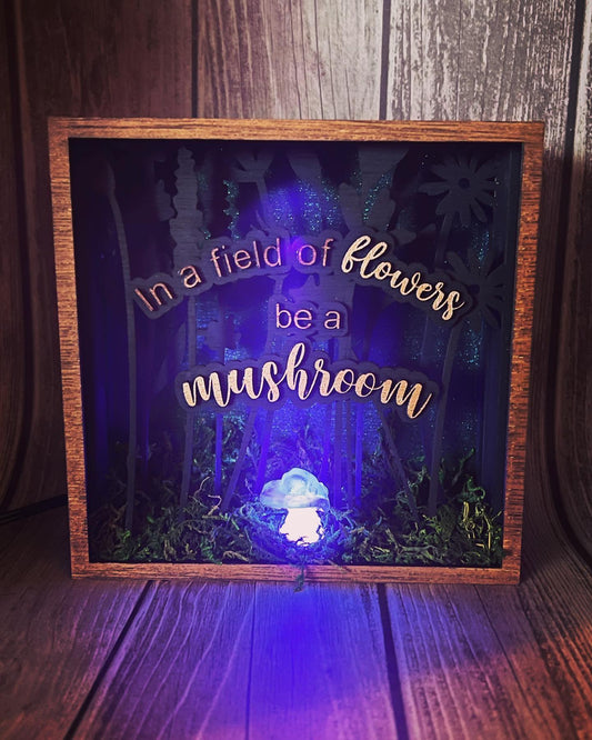 Be a Mushroom Shadowbox